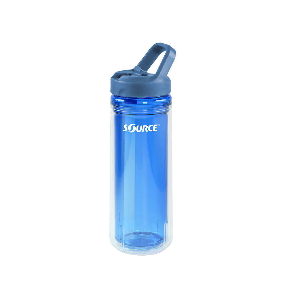 SOURCE Eco borraccia tritan con cannuccia 600ml