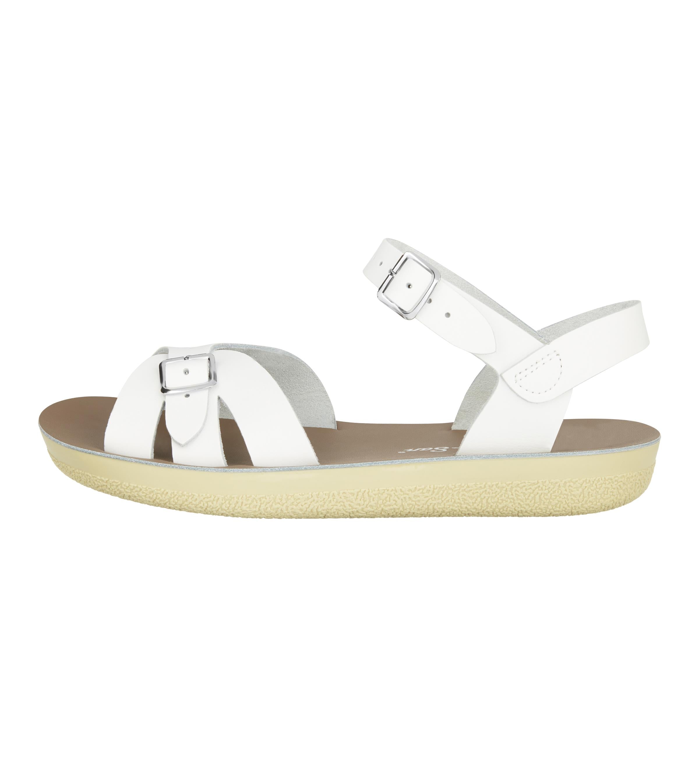 Salt-Water Boardwalk sandali donna bianco cuoio