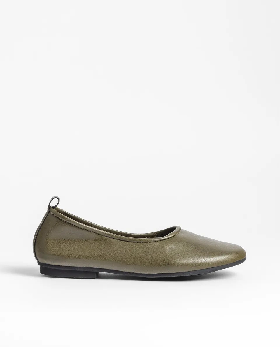 Yokono Tula-001 ballerine donna verdi pelle
