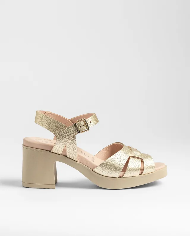 Yokono BLAY-262 sandali con tacco oro tacco 6,5 cm