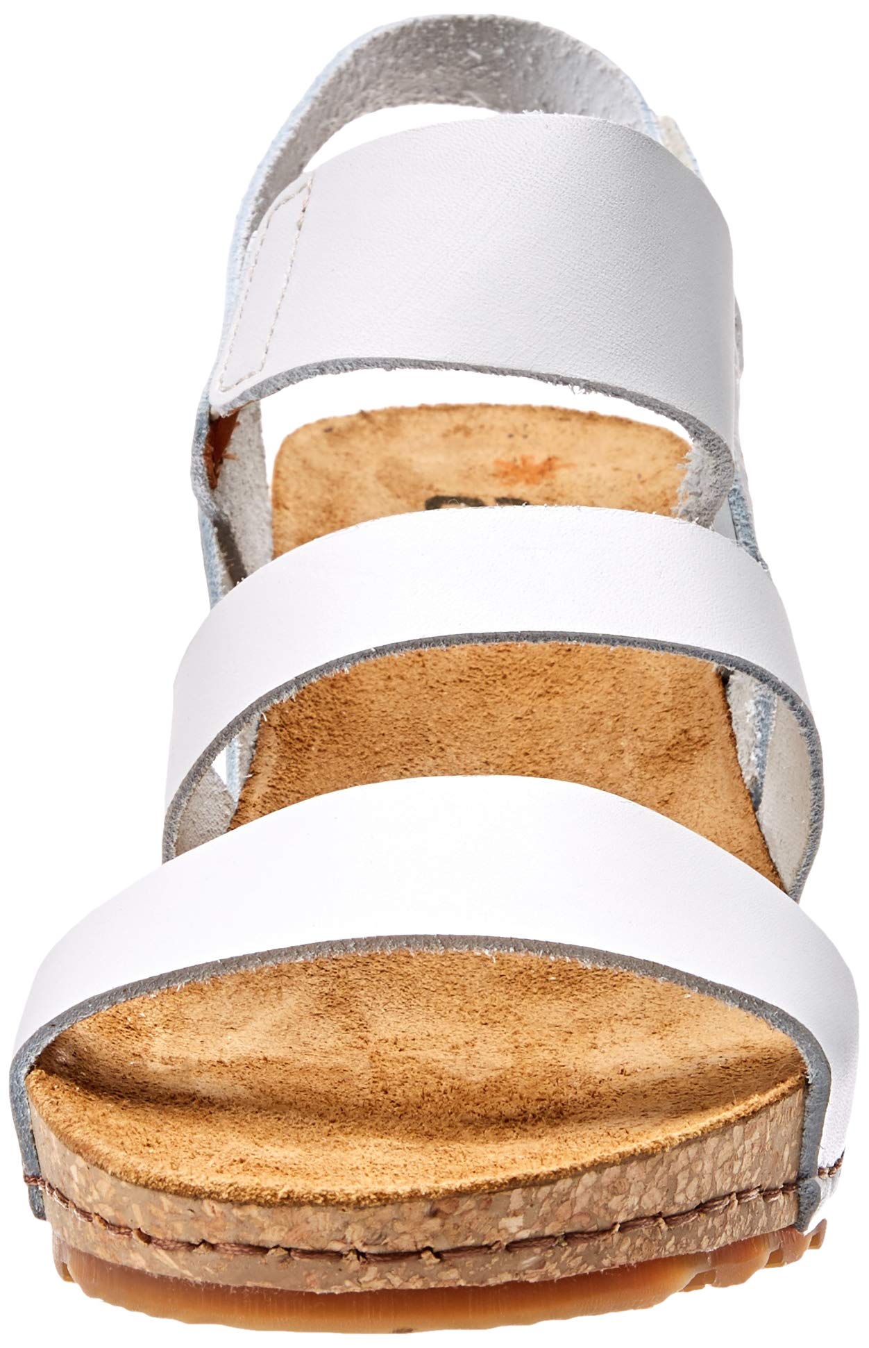 ART Borne sandali donna zeppa legno aperti