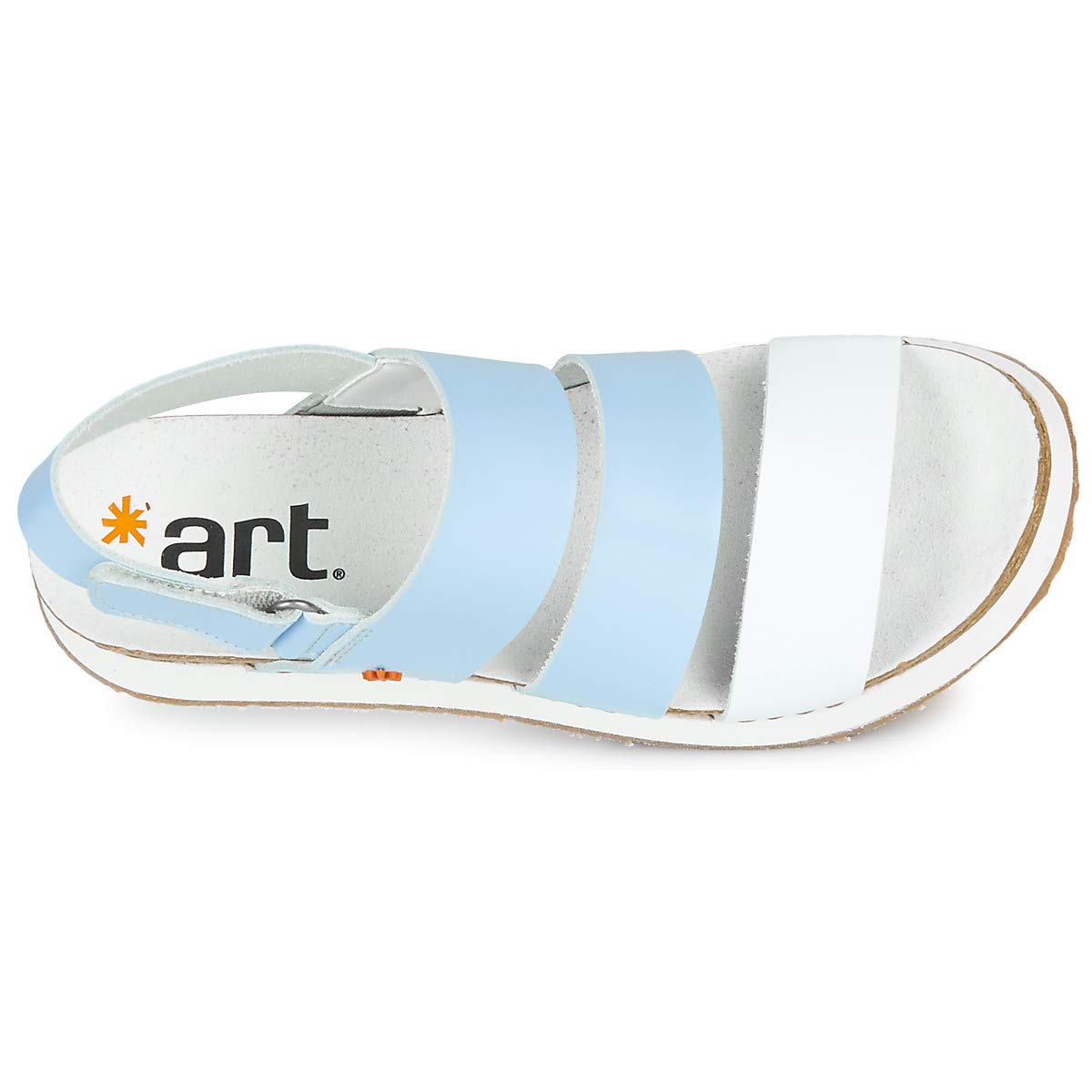 ART Mykonos sandali donna con zeppa bio