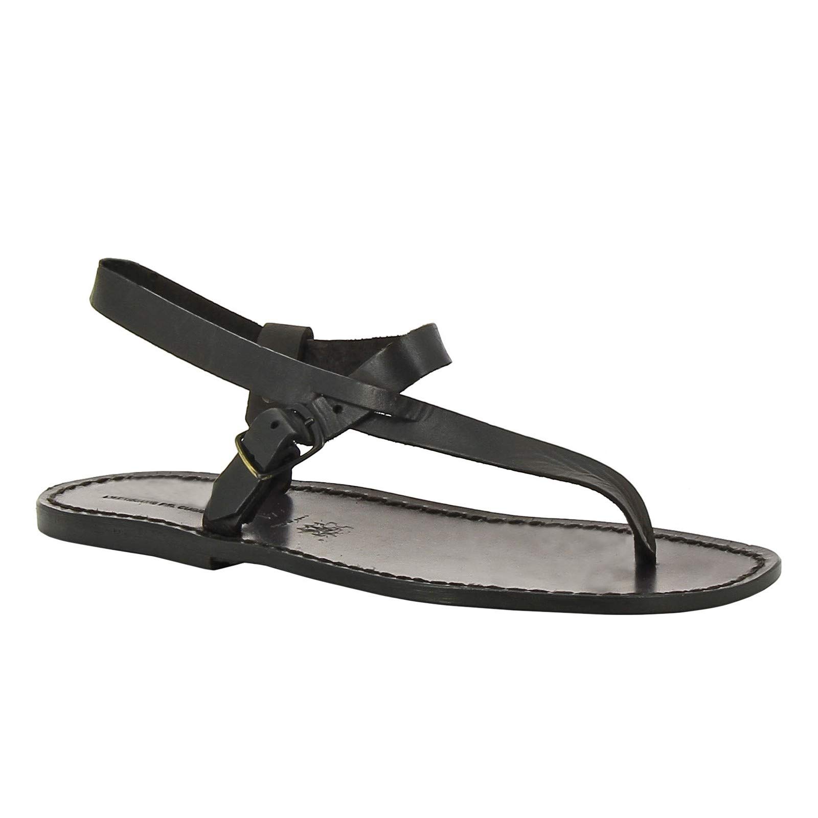 Gianluca Classica 592-U-CUOIO infradito uomo cuoio vegetale