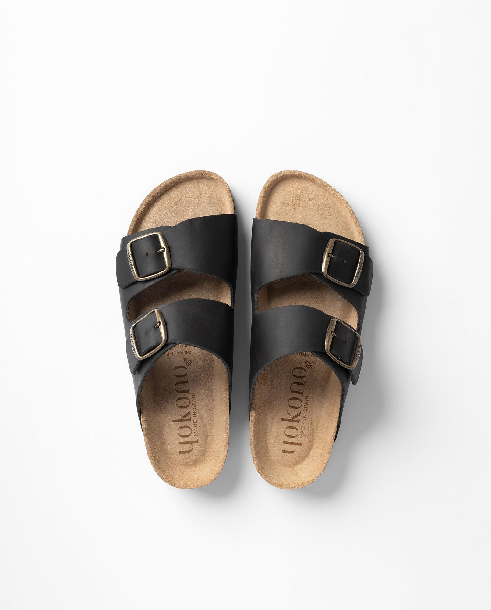 Yokono MACAM-150 sandali uomo nero fibbia EU 39-46
