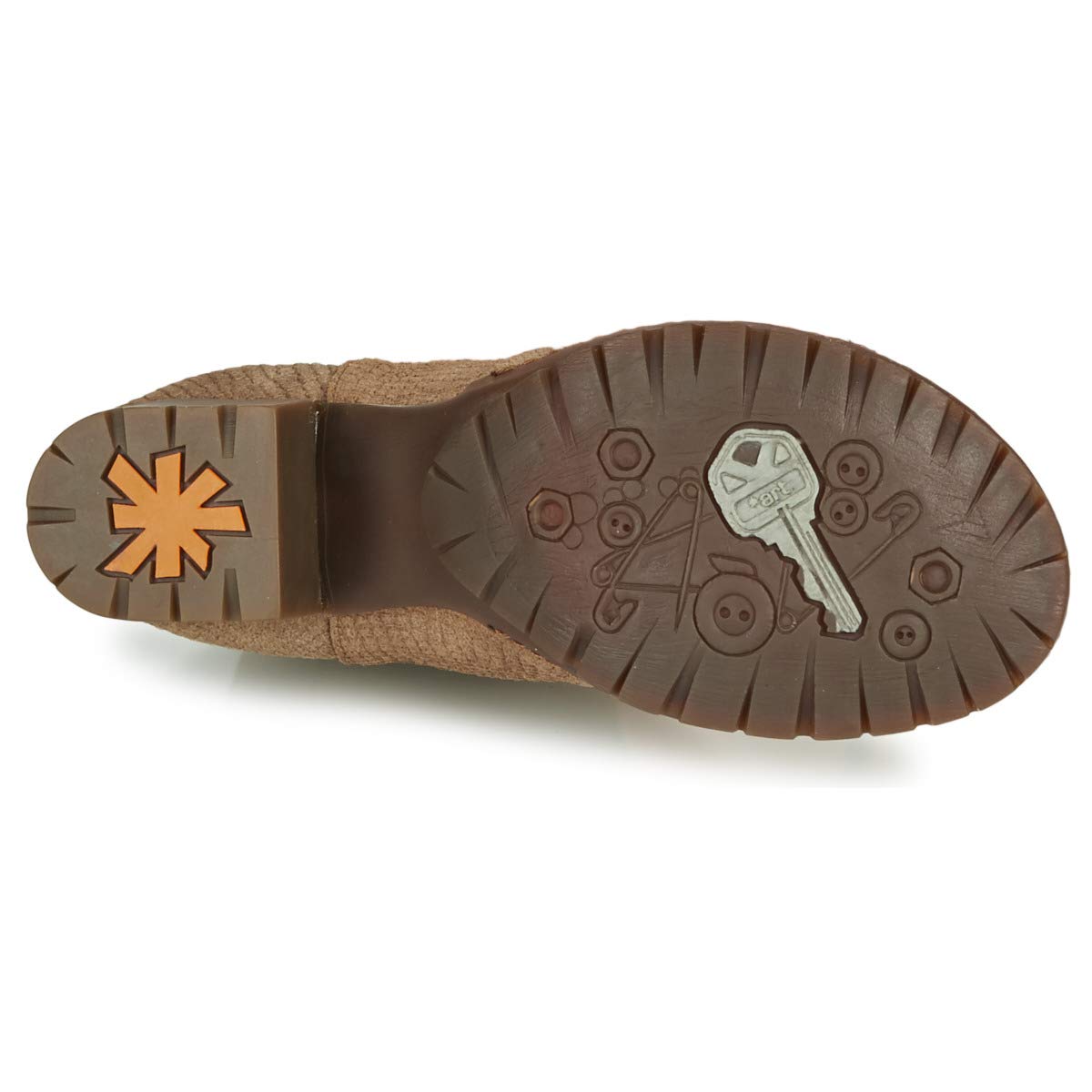 ART Candem mocassino donna in gomma tacco basso