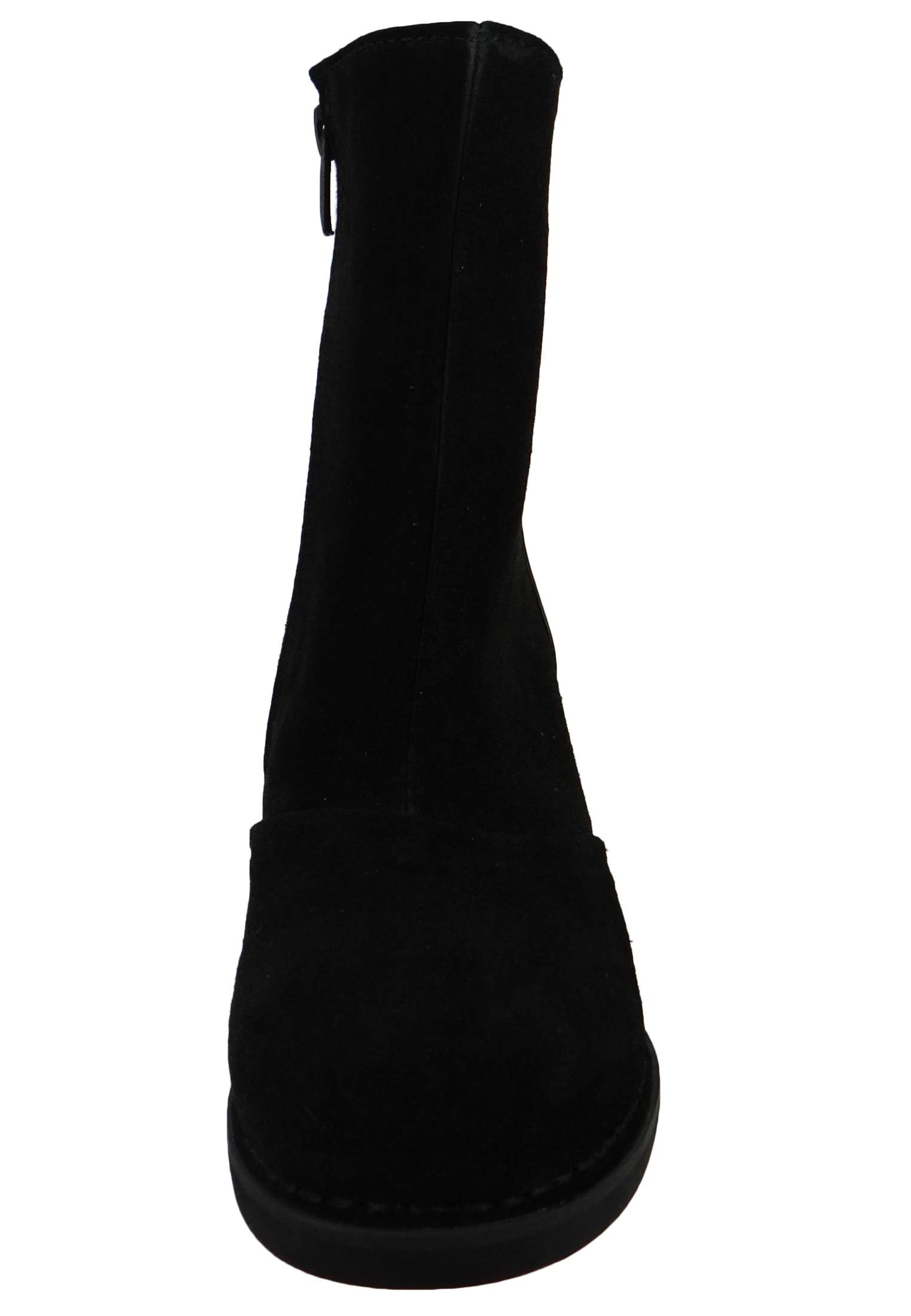 ART 1148 Gran Via stivaletti tacco donna rossi con zip
