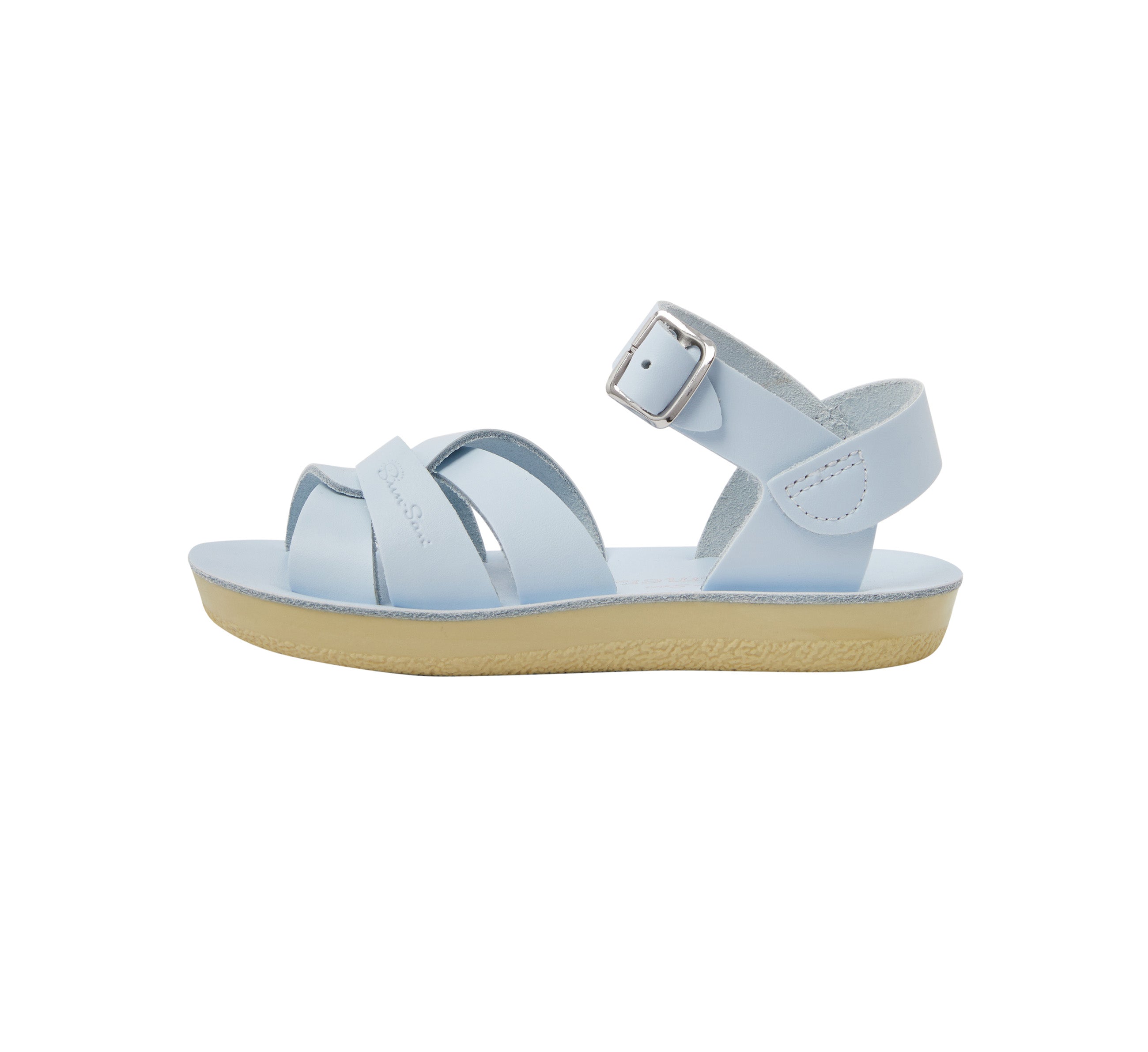 Salt-Water Swimmer sandali bambino azzurri cuoio