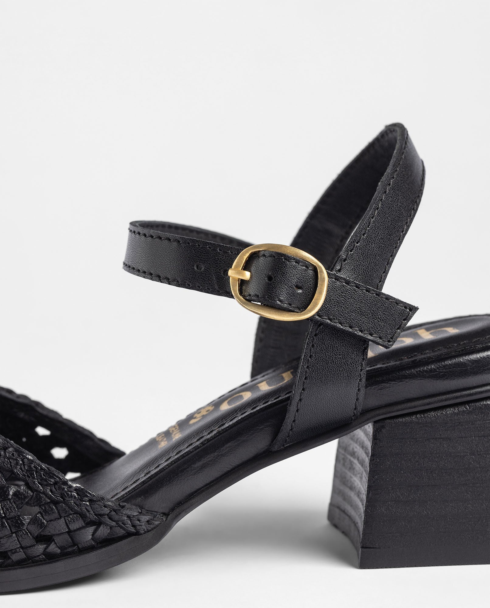 Yokono Goli 253 sandali con tacco donna neri pelle