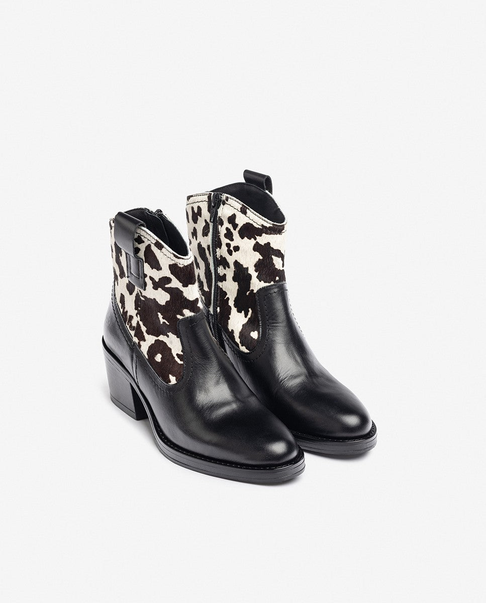 Yokono Brava 002 stivaletti donna nero tacco 6 cm