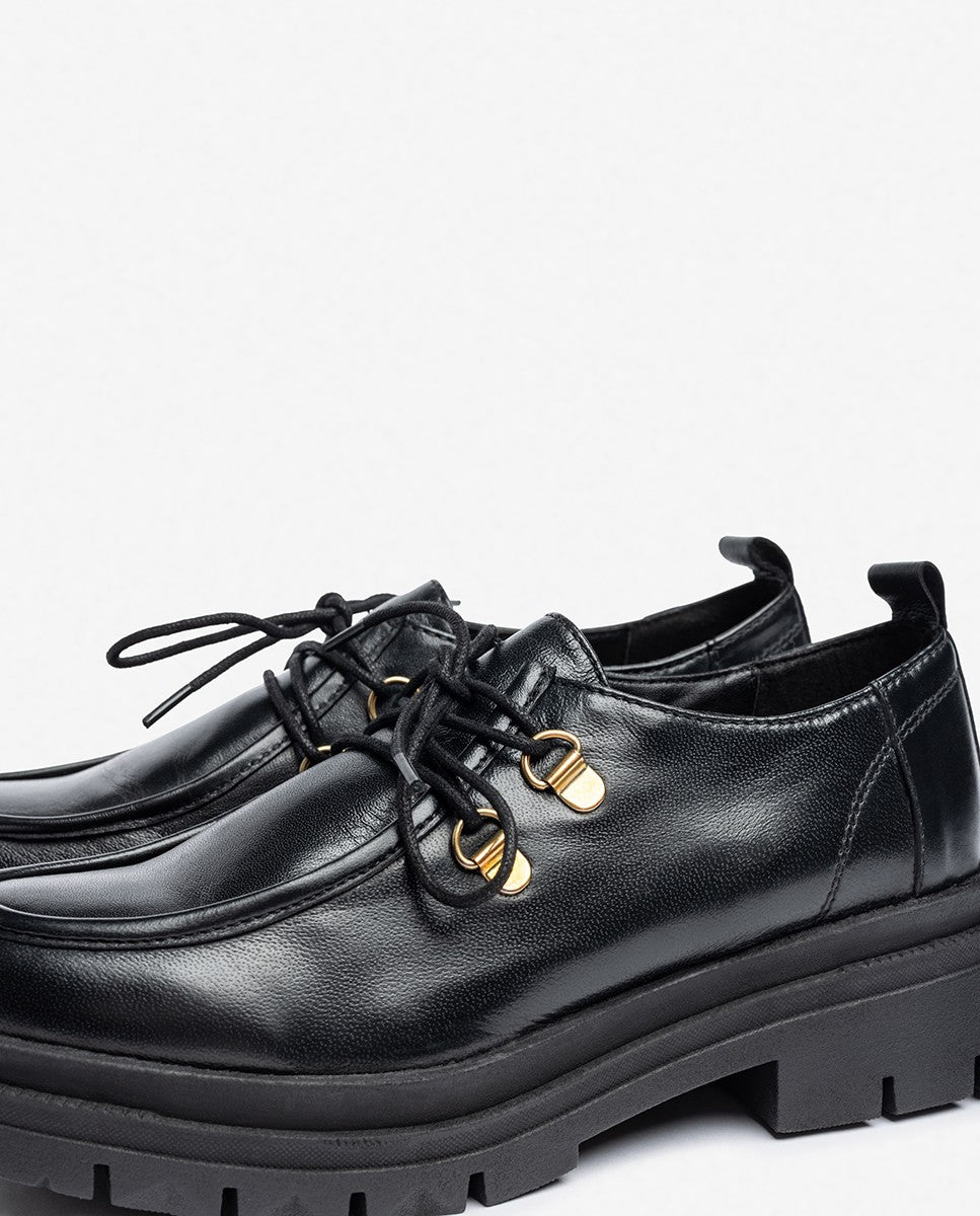 Yokono Lan-223 scarpe basse donna nero pelle