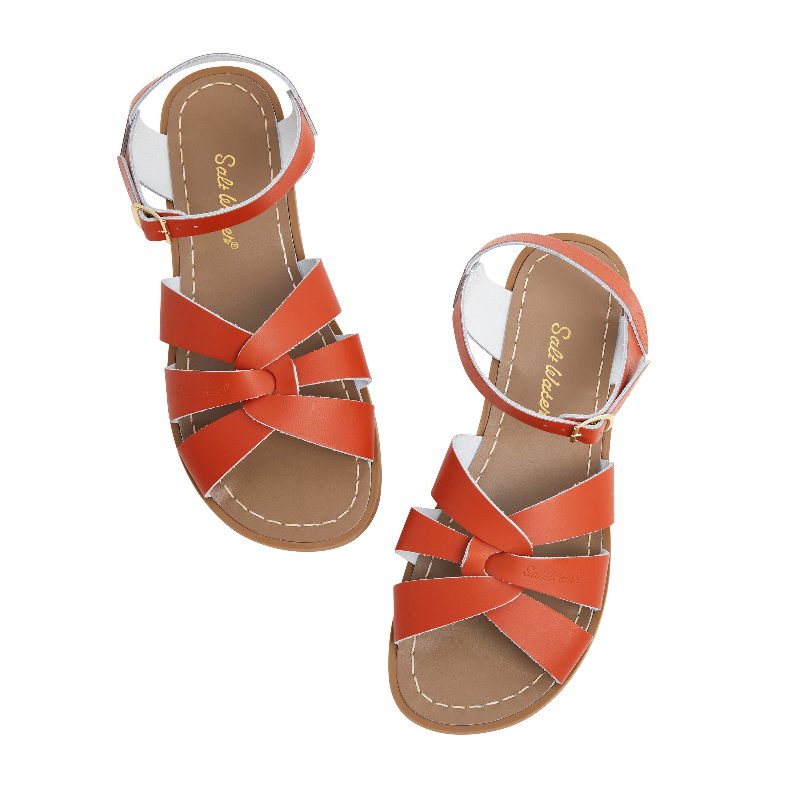 Salt-Water Original Paprika sandali donna rossi cuoio