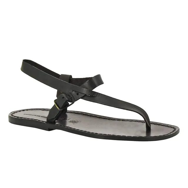 Gianluca Classica 592-U-CUOIO infradito uomo cuoio vegetale