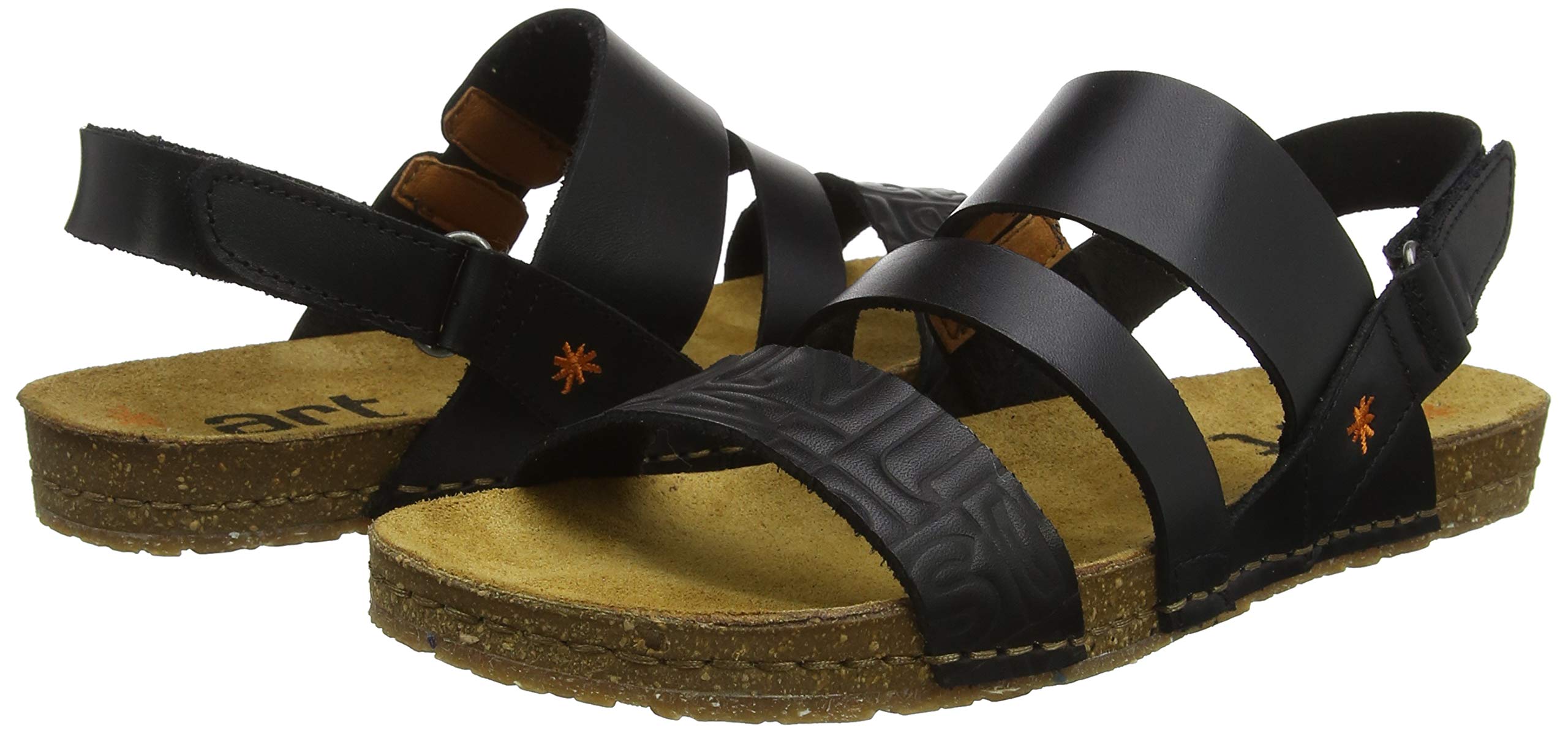 ART Creta 1255 sandali donna in cuoio con lacci XXL