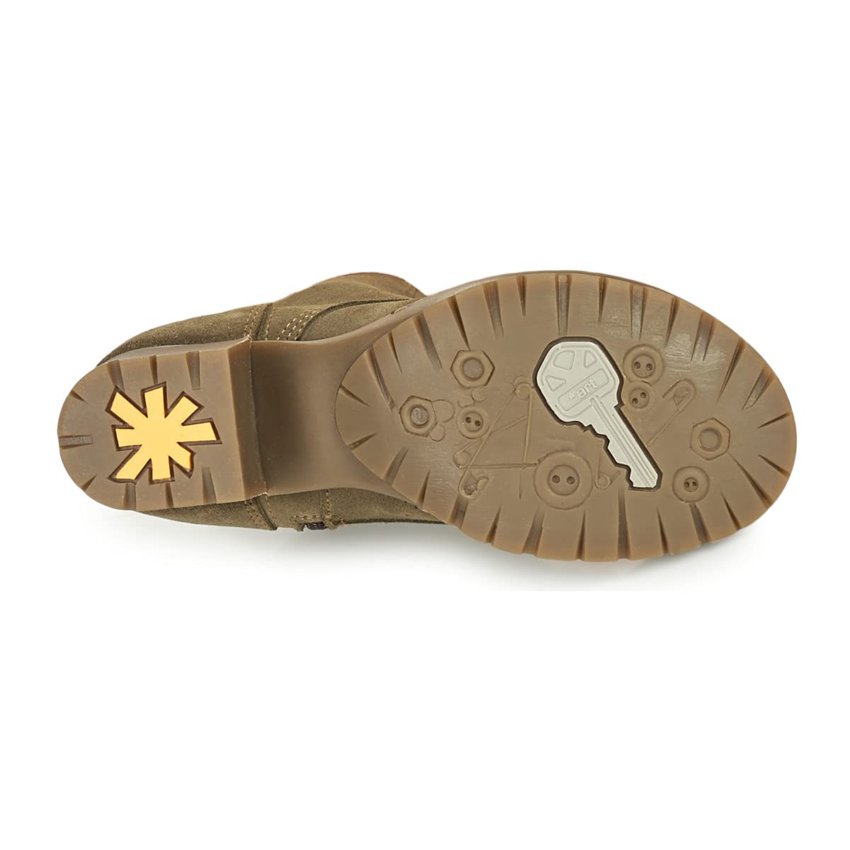 Art Candem mocassino donna con tacco e suola in gomma