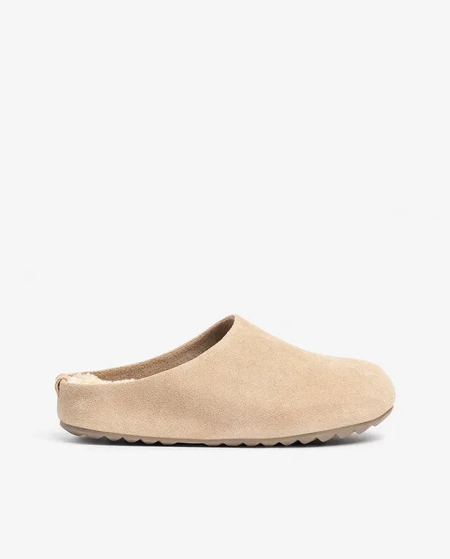 Yokono Cholo 001 zoccoli donna beige in pelle