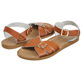 Salt-Water Sandals Classic sandali bambini beige in cuoio