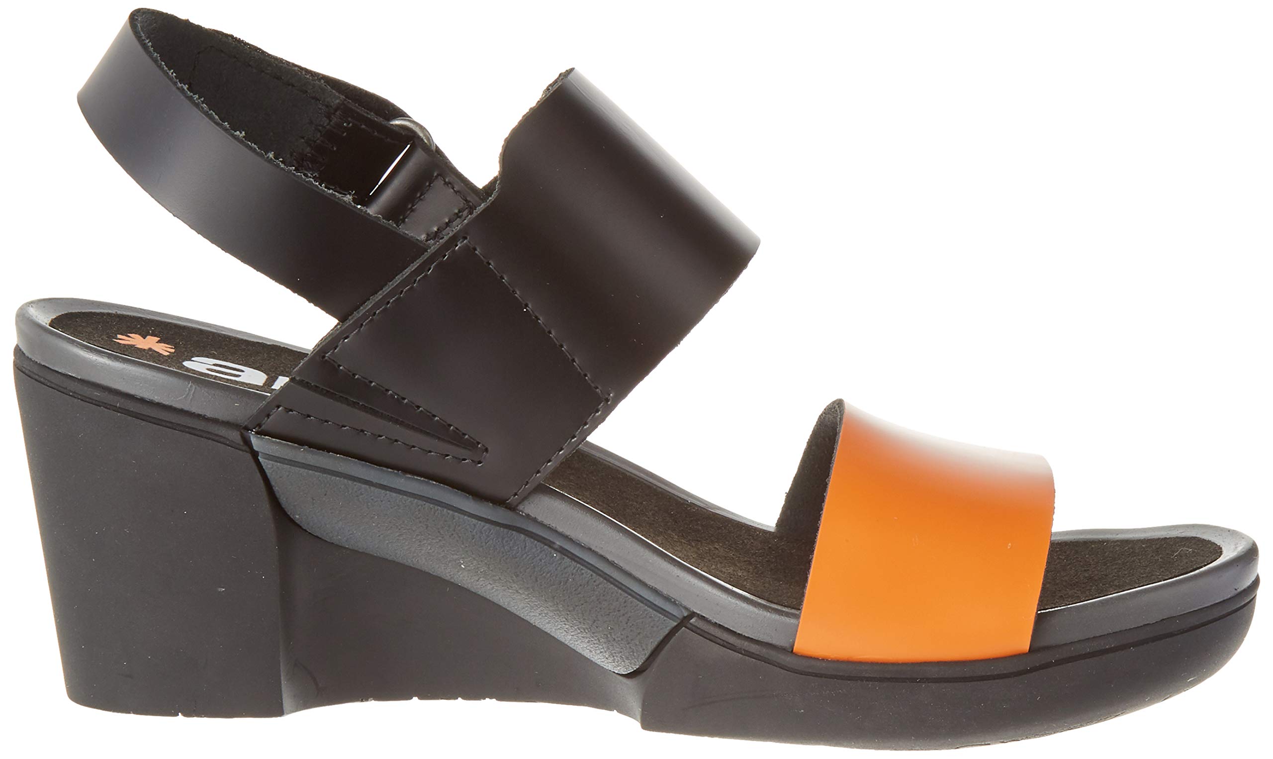 Art Rotterdam scarpe tacco donna punta aperta zeppa