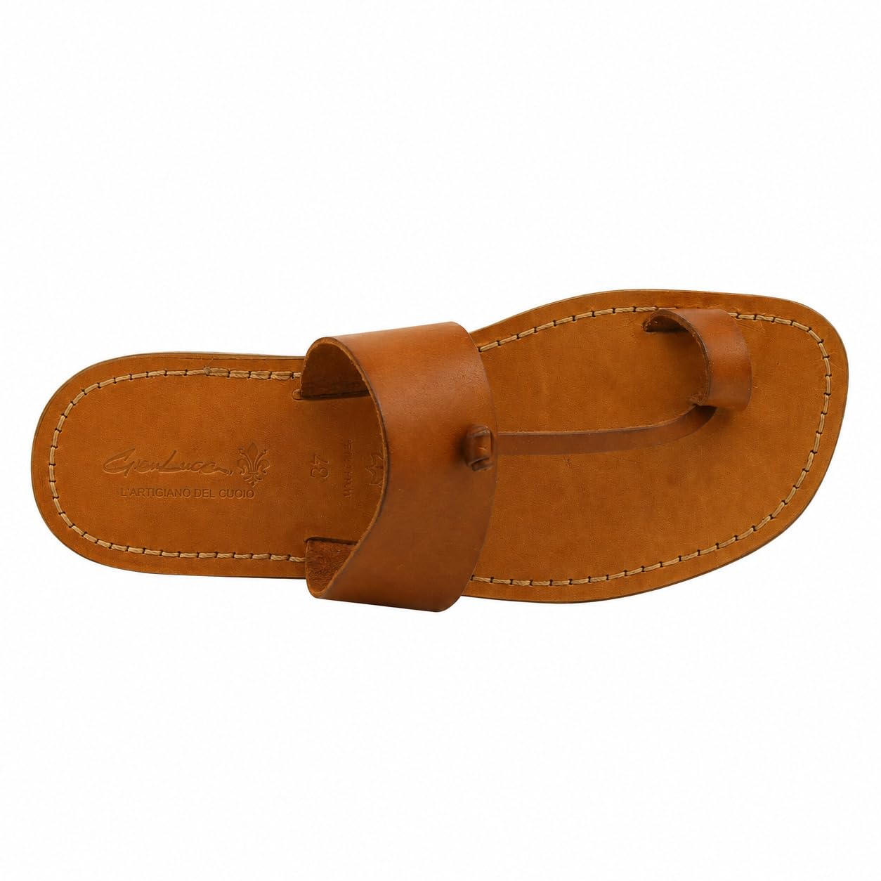 Gianluca Classica 554-U-CUOIO infradito uomo cuoio 44 EU vegetale