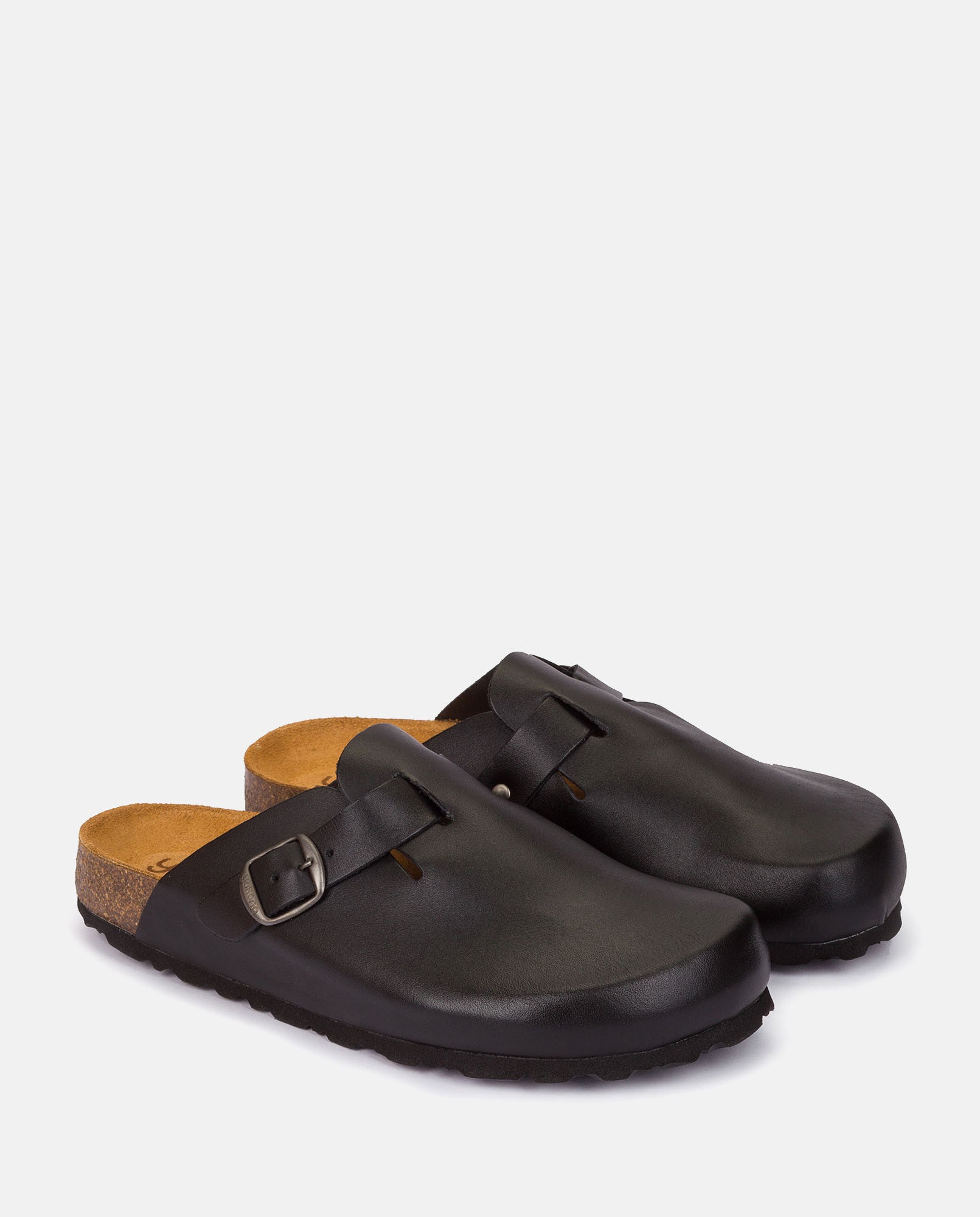Yokono Zueco 599 zoccoli neri pelle misura EU 40-47