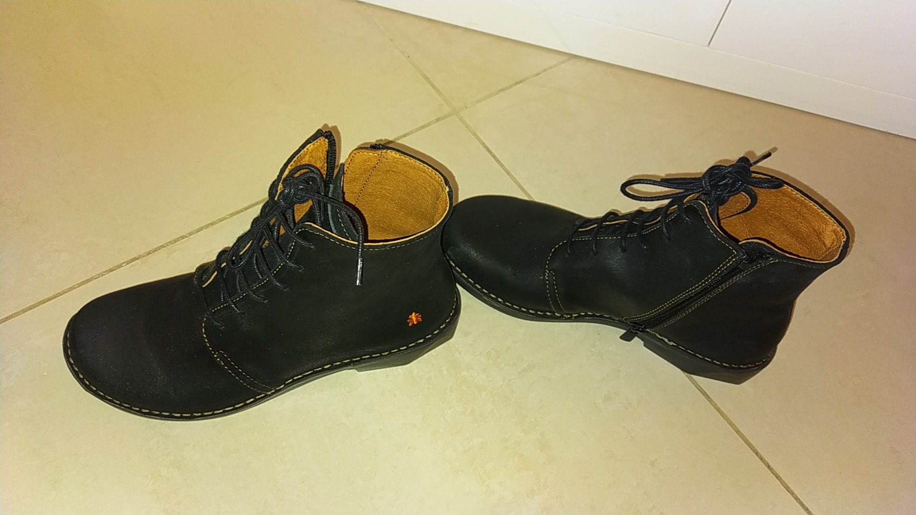 ART Grass stivaletti donna tacco basso soletta removibile