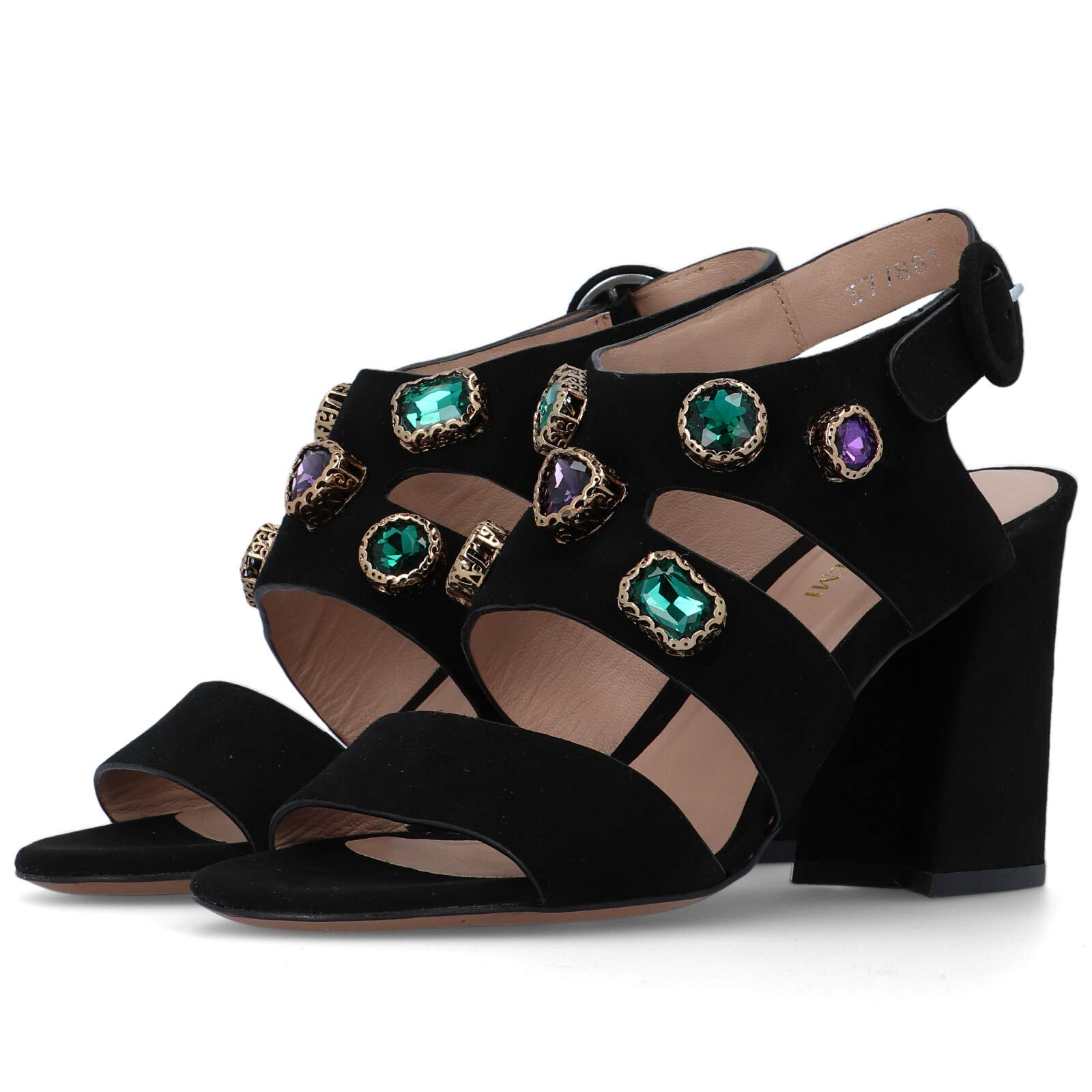 Bruno Premi PLU Jow BZ3801 sandali donna in pelle nero