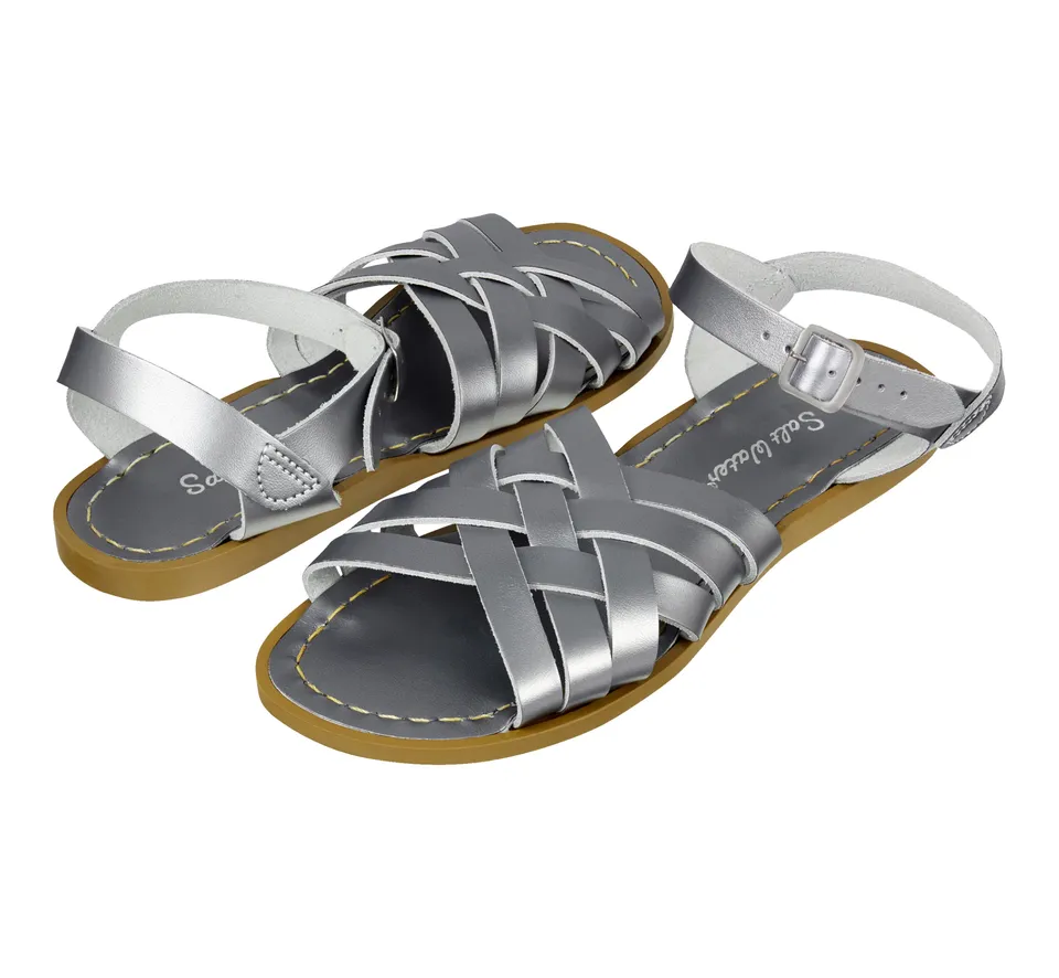 Salt-Water Retro Pewter sandali donna peltro impermeabili