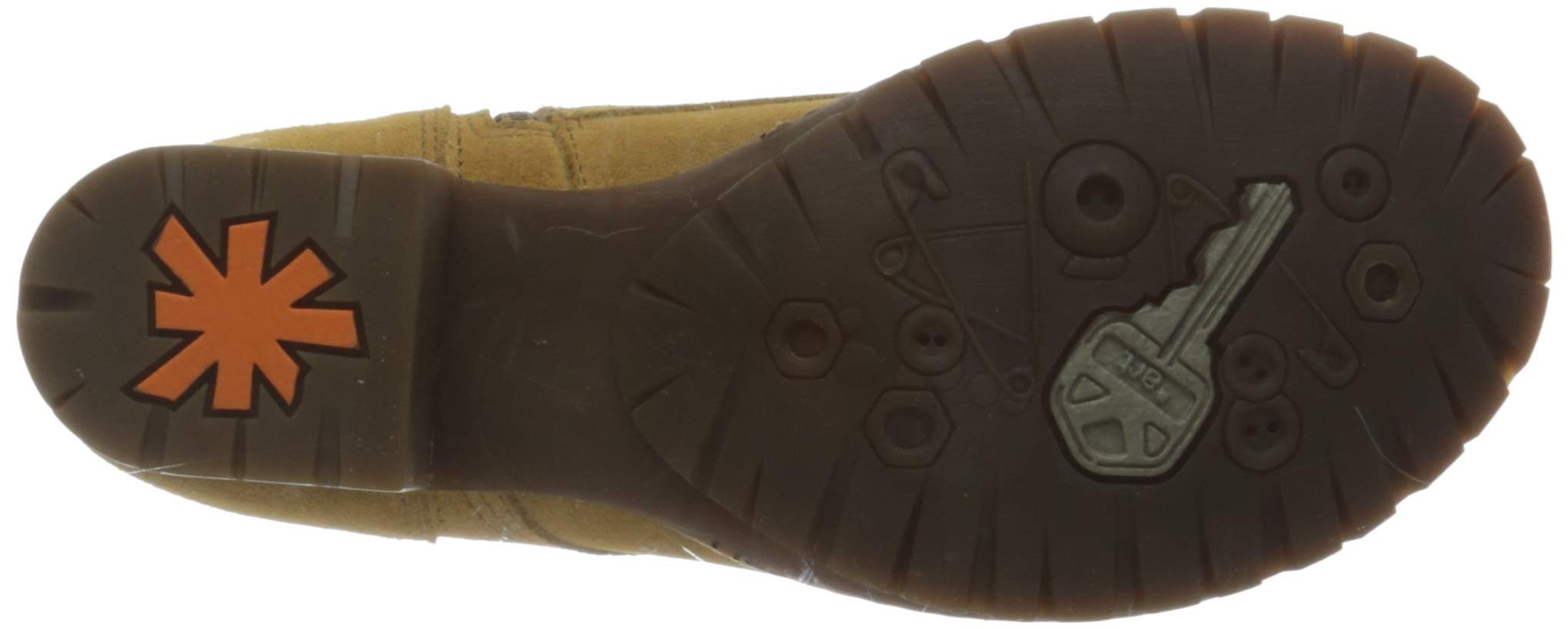 Art Candem mocassino donna con tacco e suola in gomma