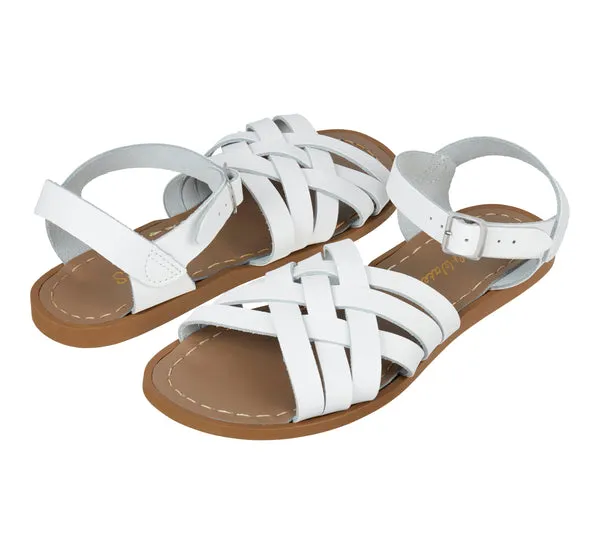 Salt-Water Retro sandali donna bianco in cuoio