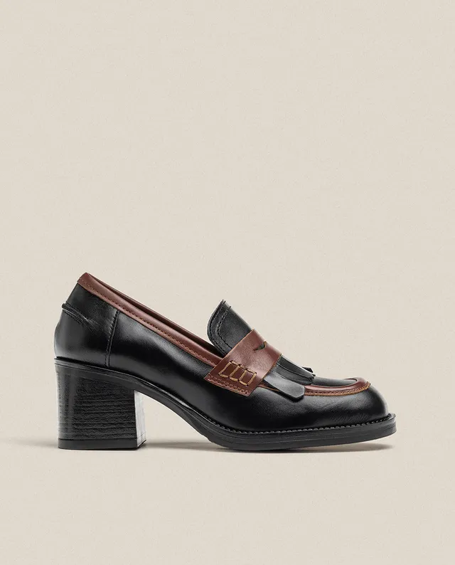 Yokono Landas-006 décolleté nero tacco 4 cm