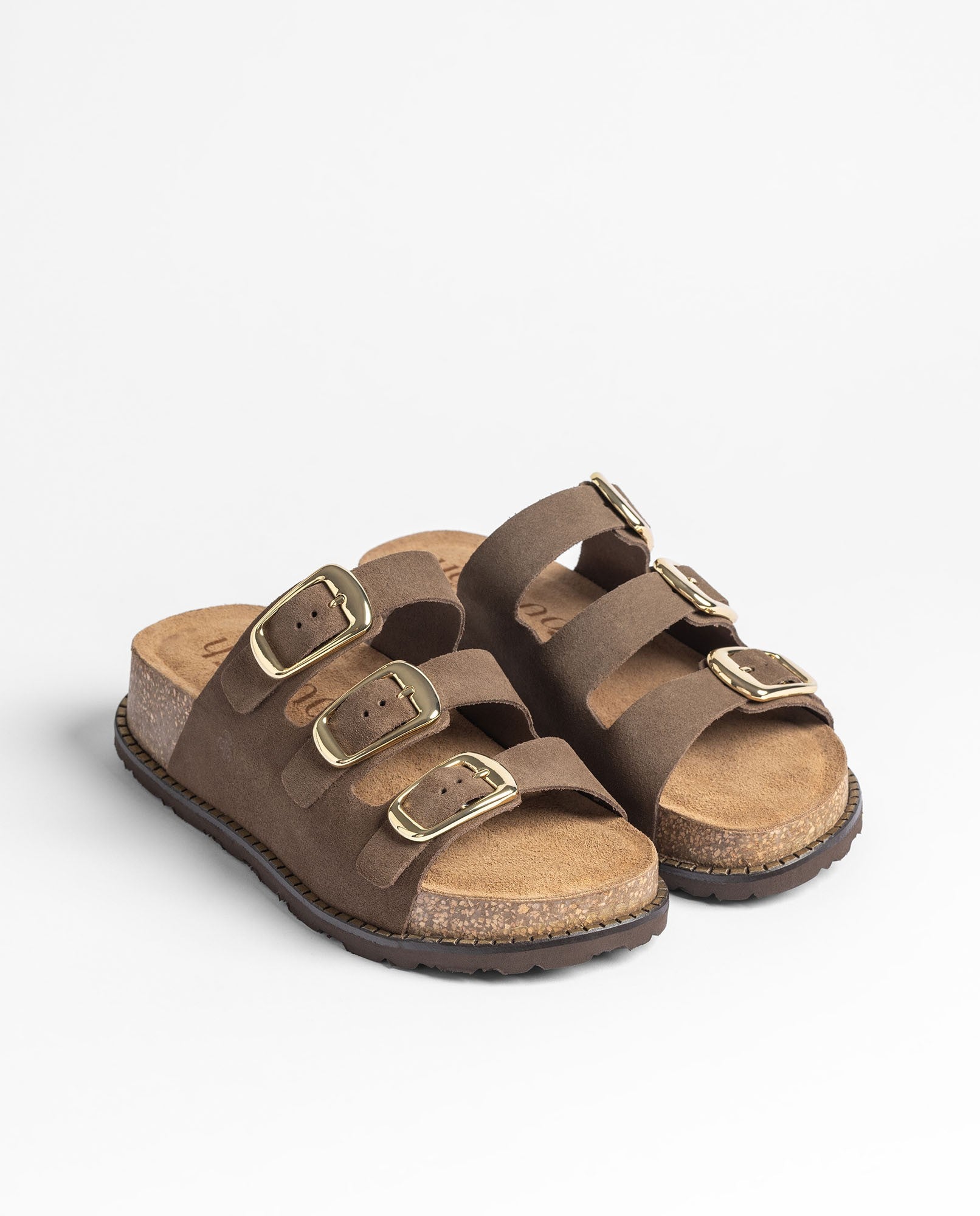 Yokono ALI-260 sandali plateau marrone in pelle