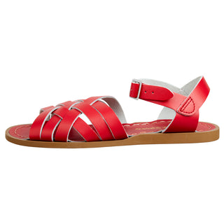 Salt-Water Sandals Retro sandali donna rosso intrecciato