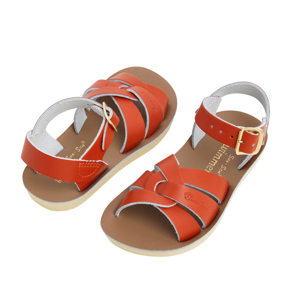 Salt-Water Sandals Swimmer sandali bambino paprika in cuoio
