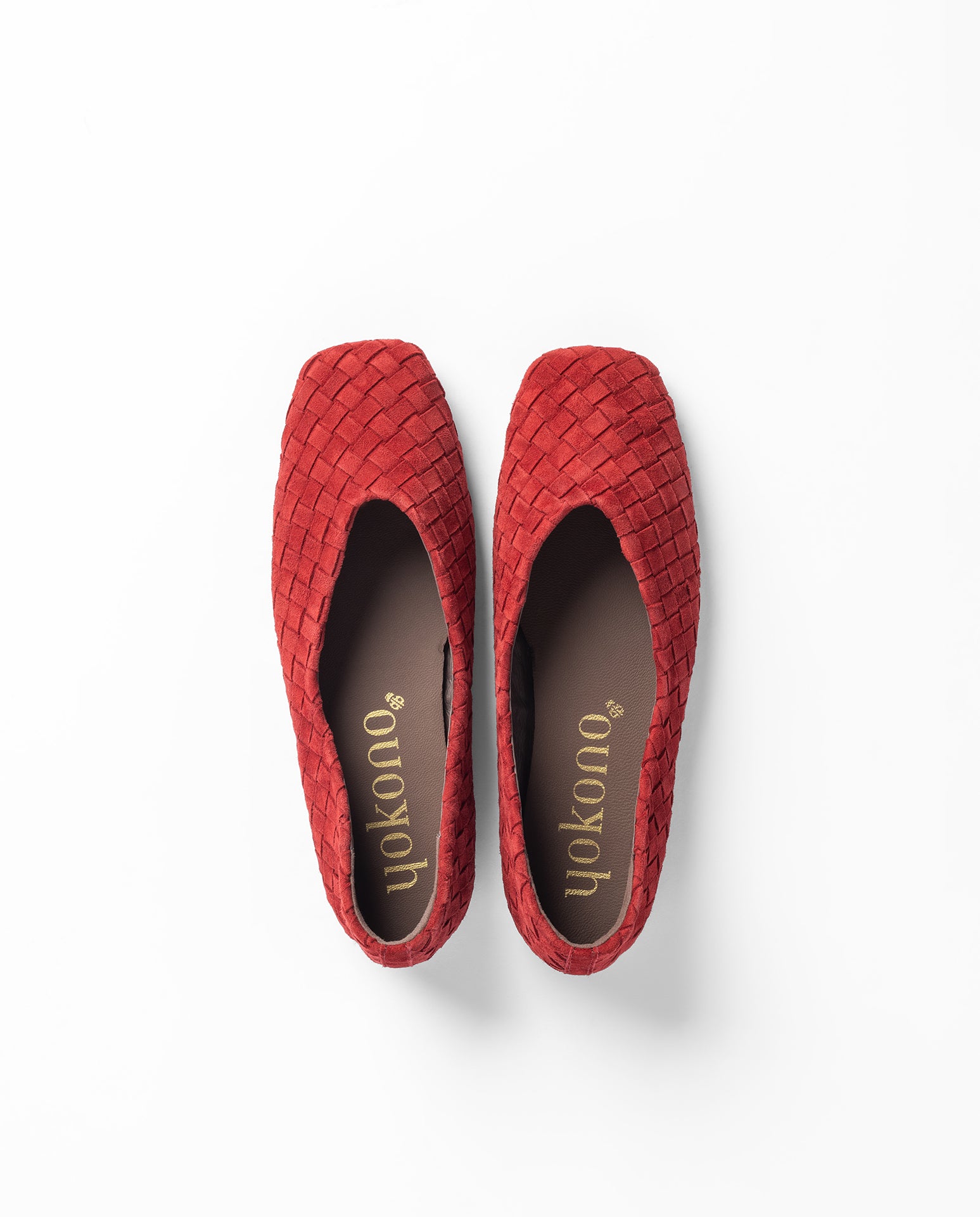 Yokono Denali-260 ballerine rosse in pelle EU 35-42