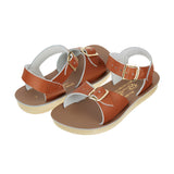 Salt-Water Surfer sandali bambino beige in cuoio