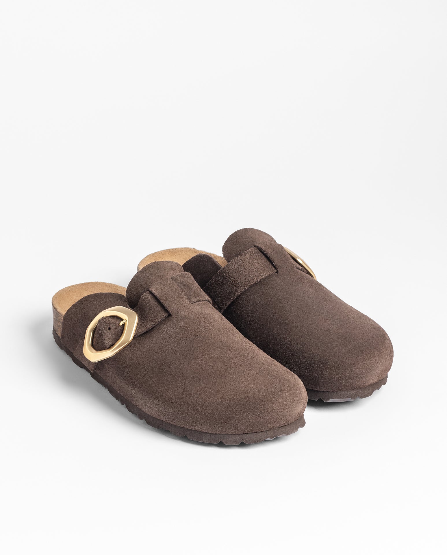Yokono Teide 650 zoccoli donna marrone fibbia