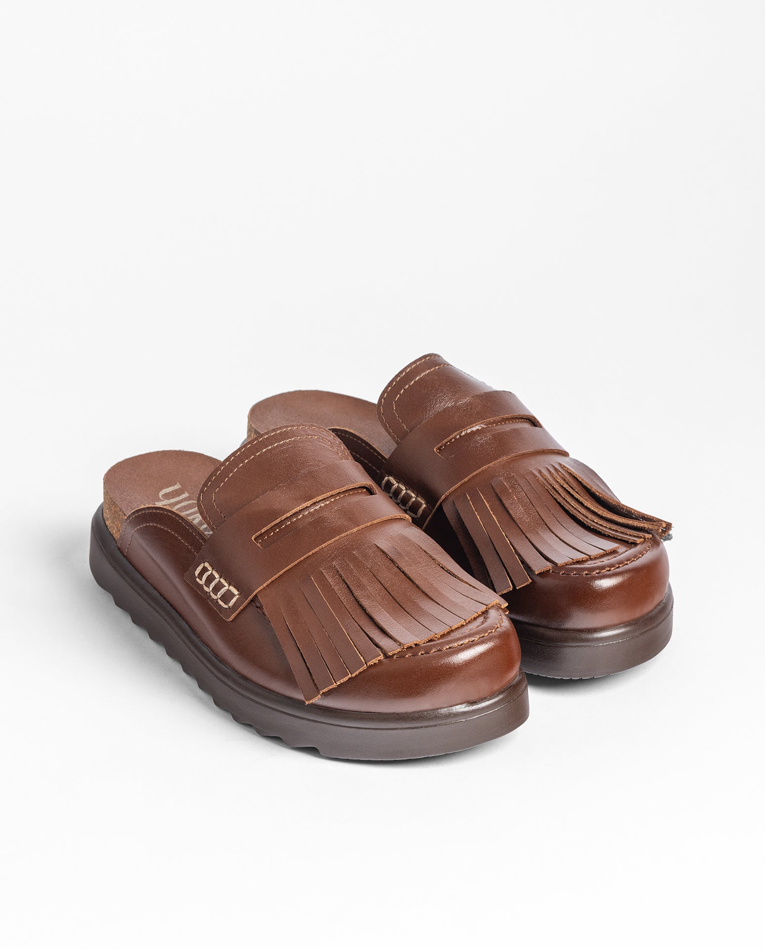 Yokono Tunez 656 zoccoli marrone cuoio EU 35-42