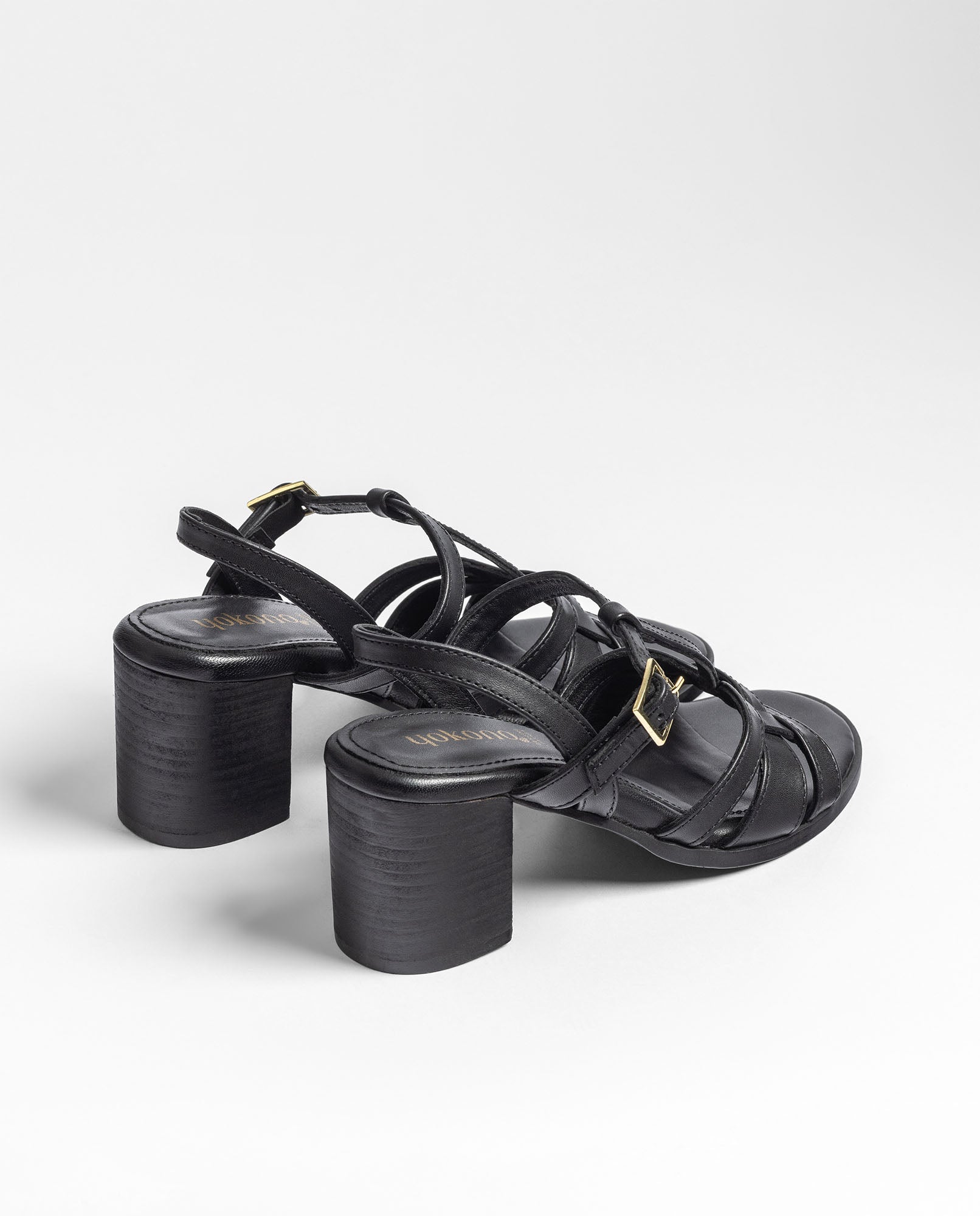 Yokono DUGI-252 sandali tacco nero eleganti