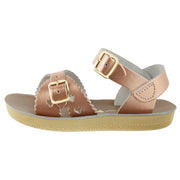 Salt-Water Sweetheart sandali bambina oro rosa in cuoio