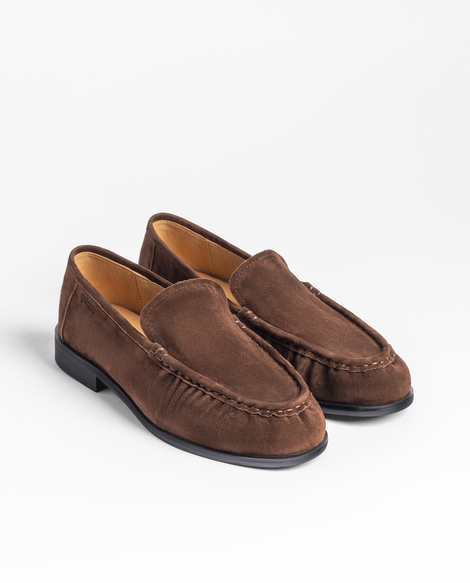 Yokono ISADORA-260 mocassini marrone scuro in pelle