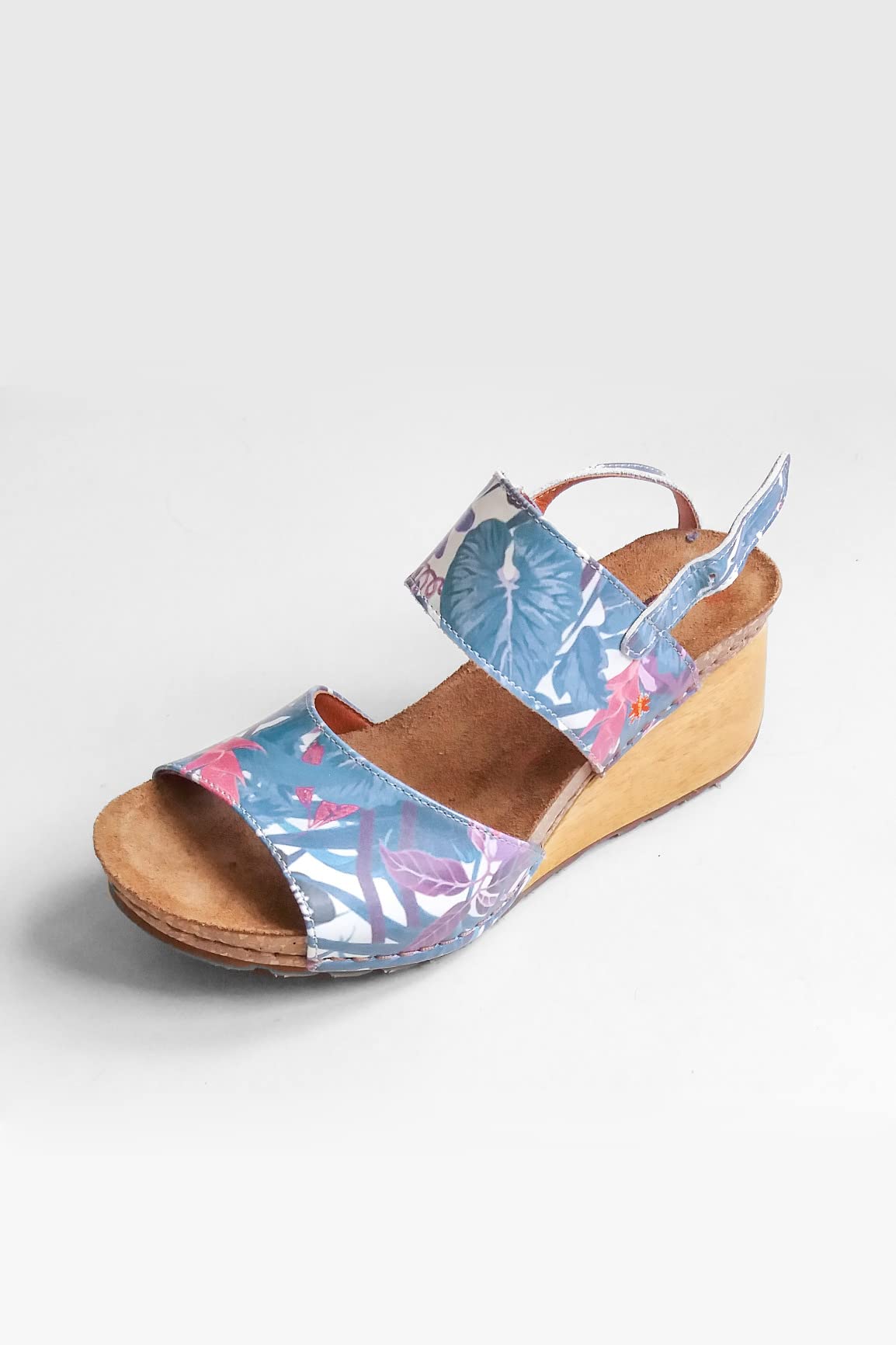 ART Borne sandali aperti donna cuoio retro