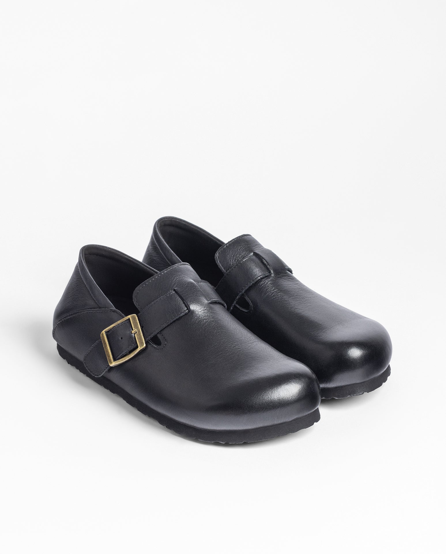 Yokono Ibon 262 zoccoli donna neri pelle