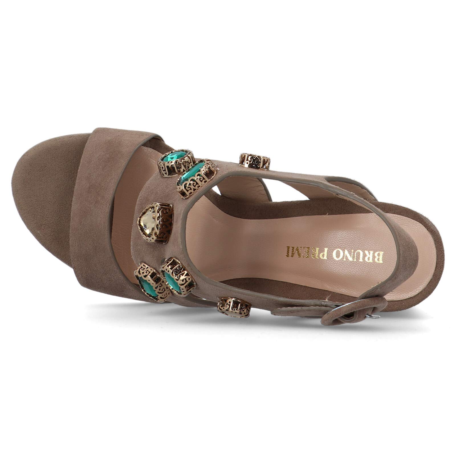 Bruno Premi PLU Jow BZ3801 sandali donna beige EU 35 pelle
