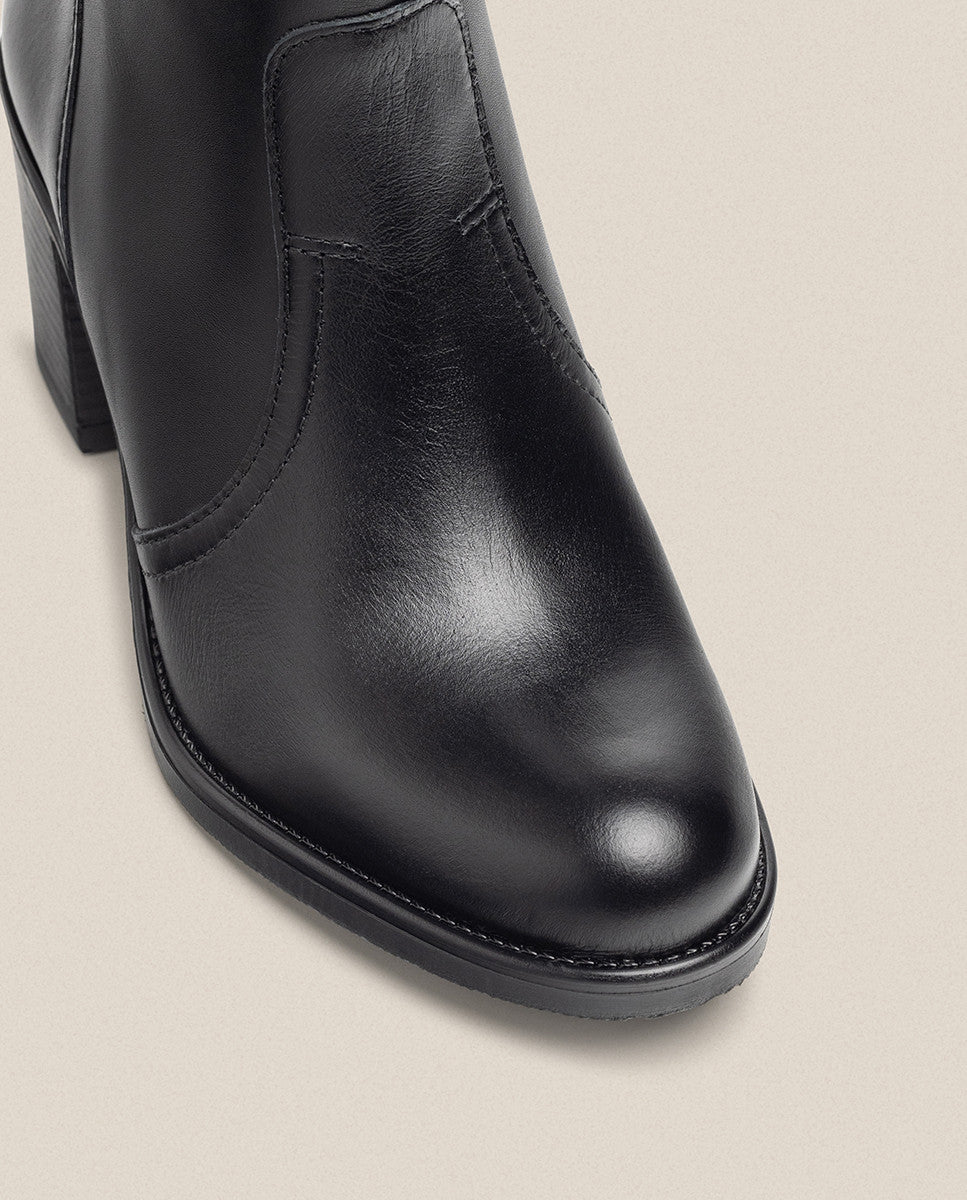 Yokono Orne 003 stivaletti donna neri tacco 4 cm