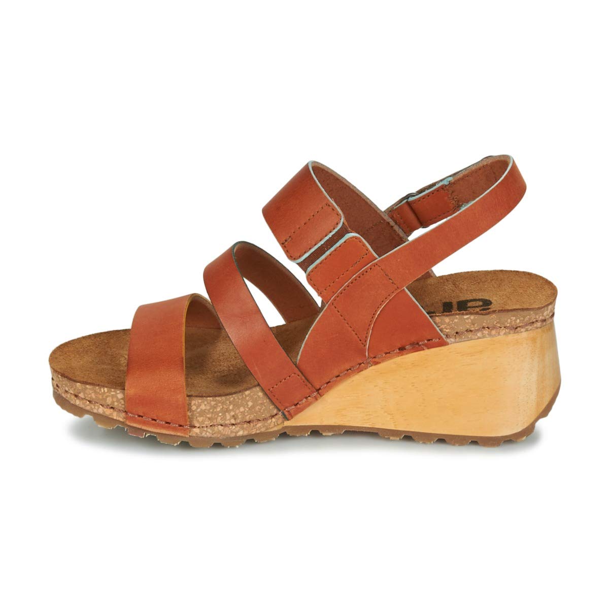 ART Borne sandali donna zeppa legno aperti