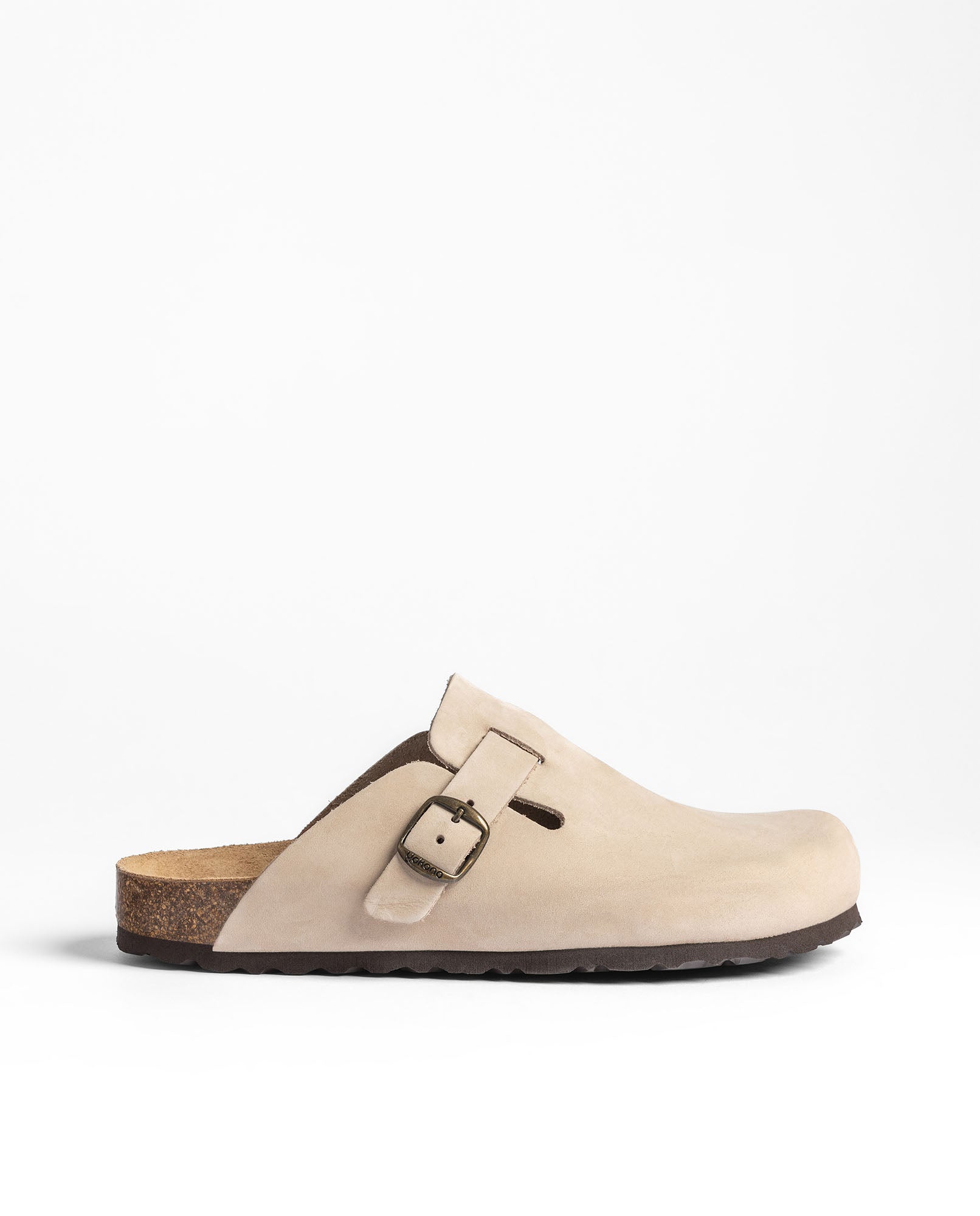 Yokono 599 zoccolo donna beige in pelle