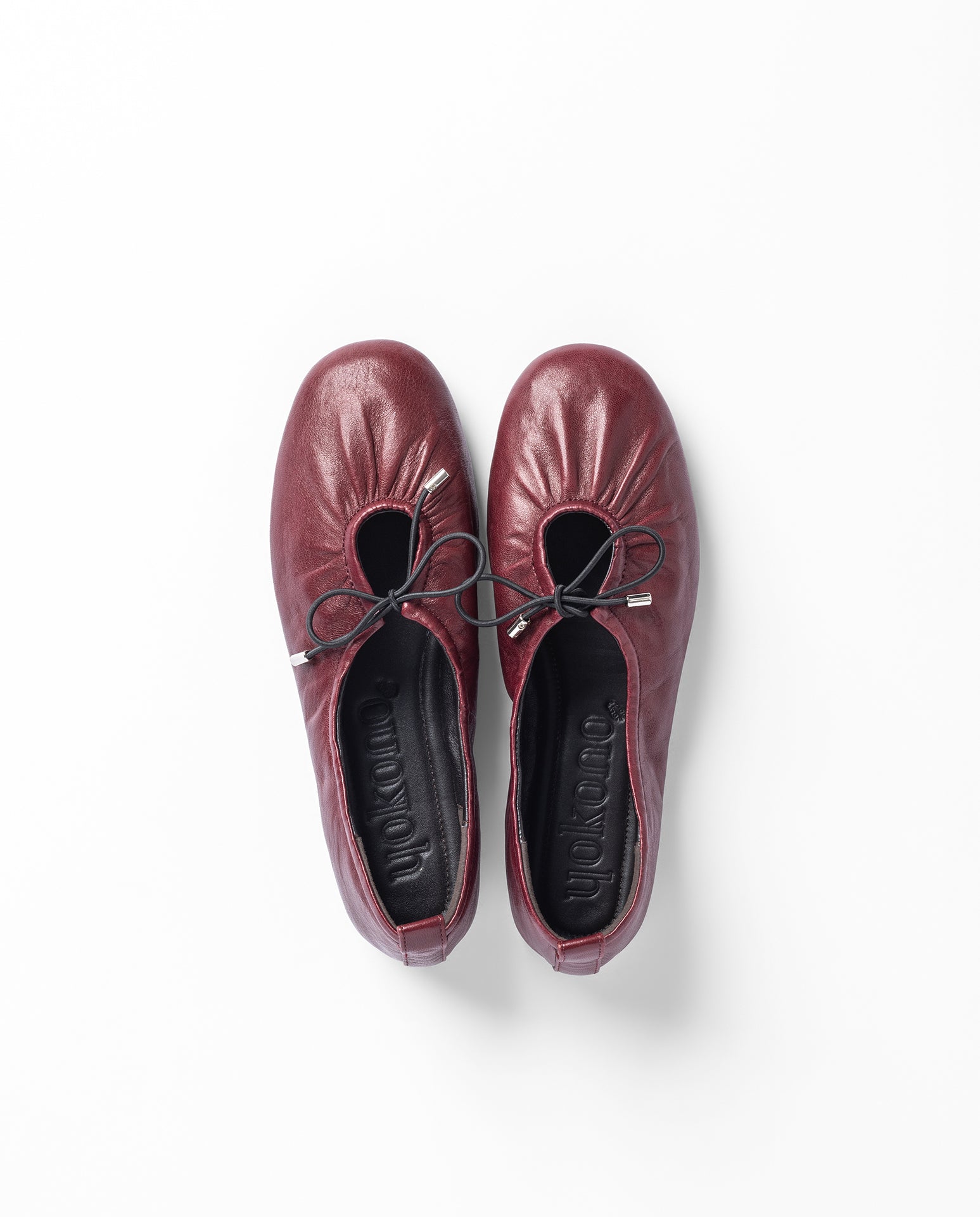 Yokono Renoir-260 ballerine donna bordeaux in pelle