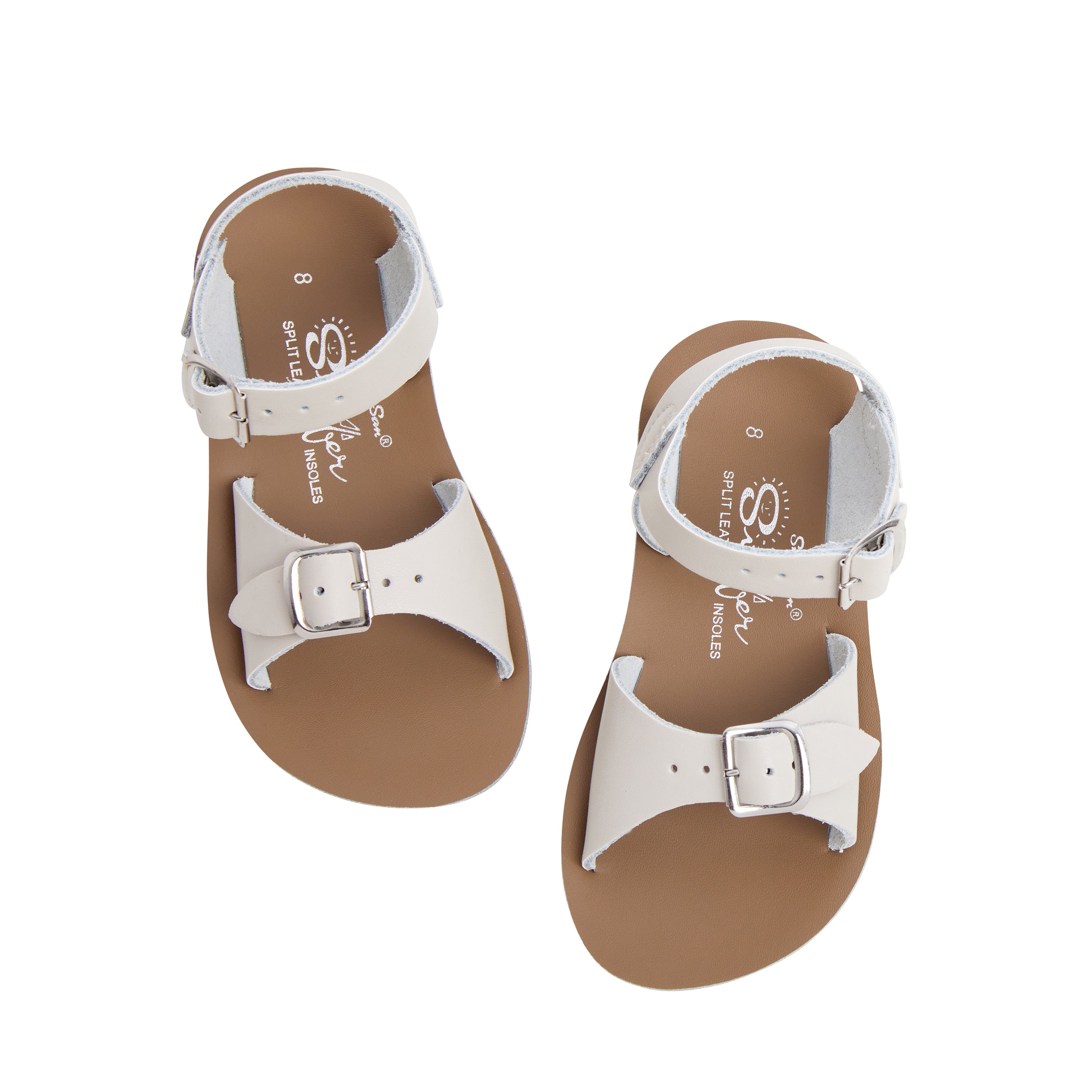 Salt-Water Surfer Stone sandali bambini cuoio impermeabile