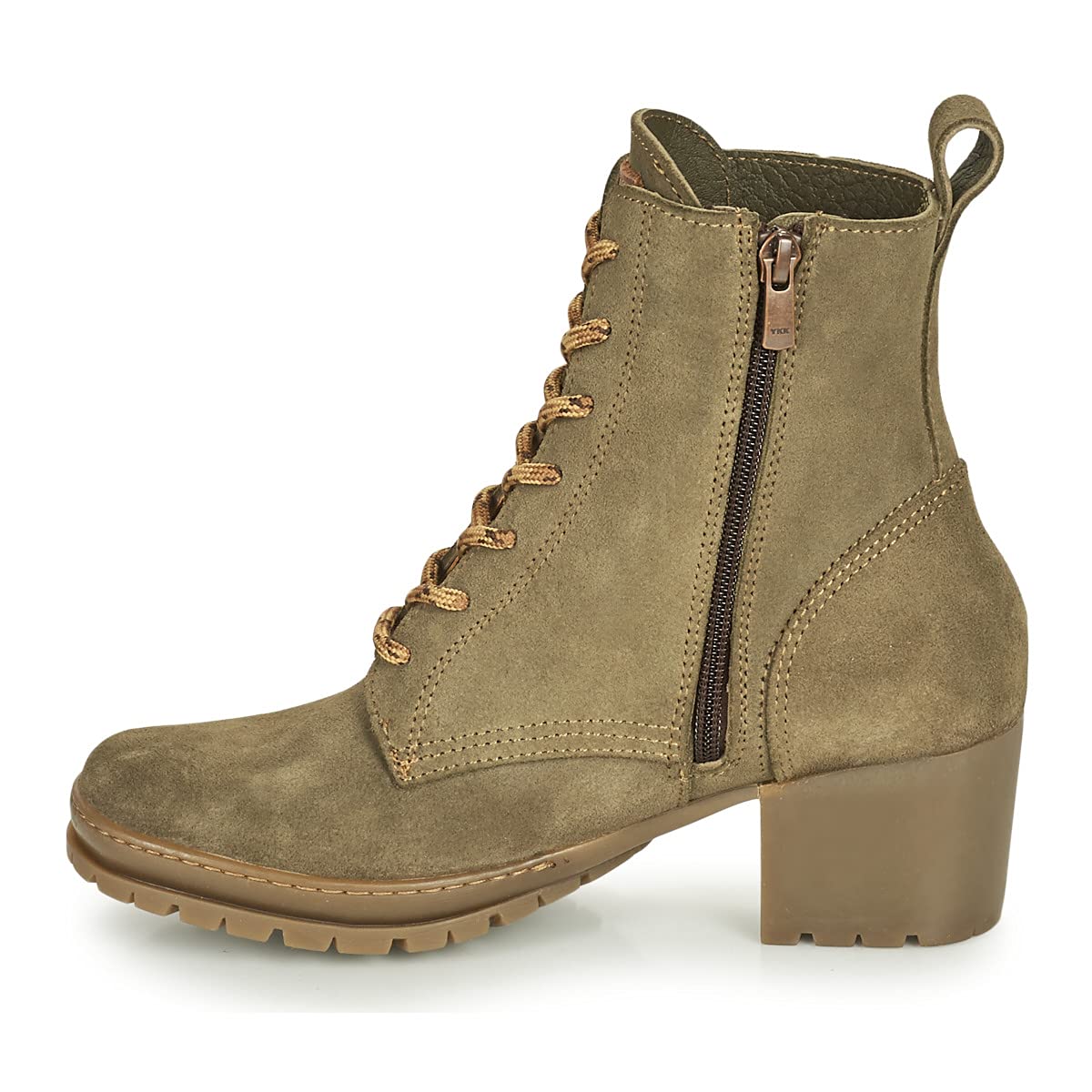Art Candem mocassino donna con tacco e suola in gomma