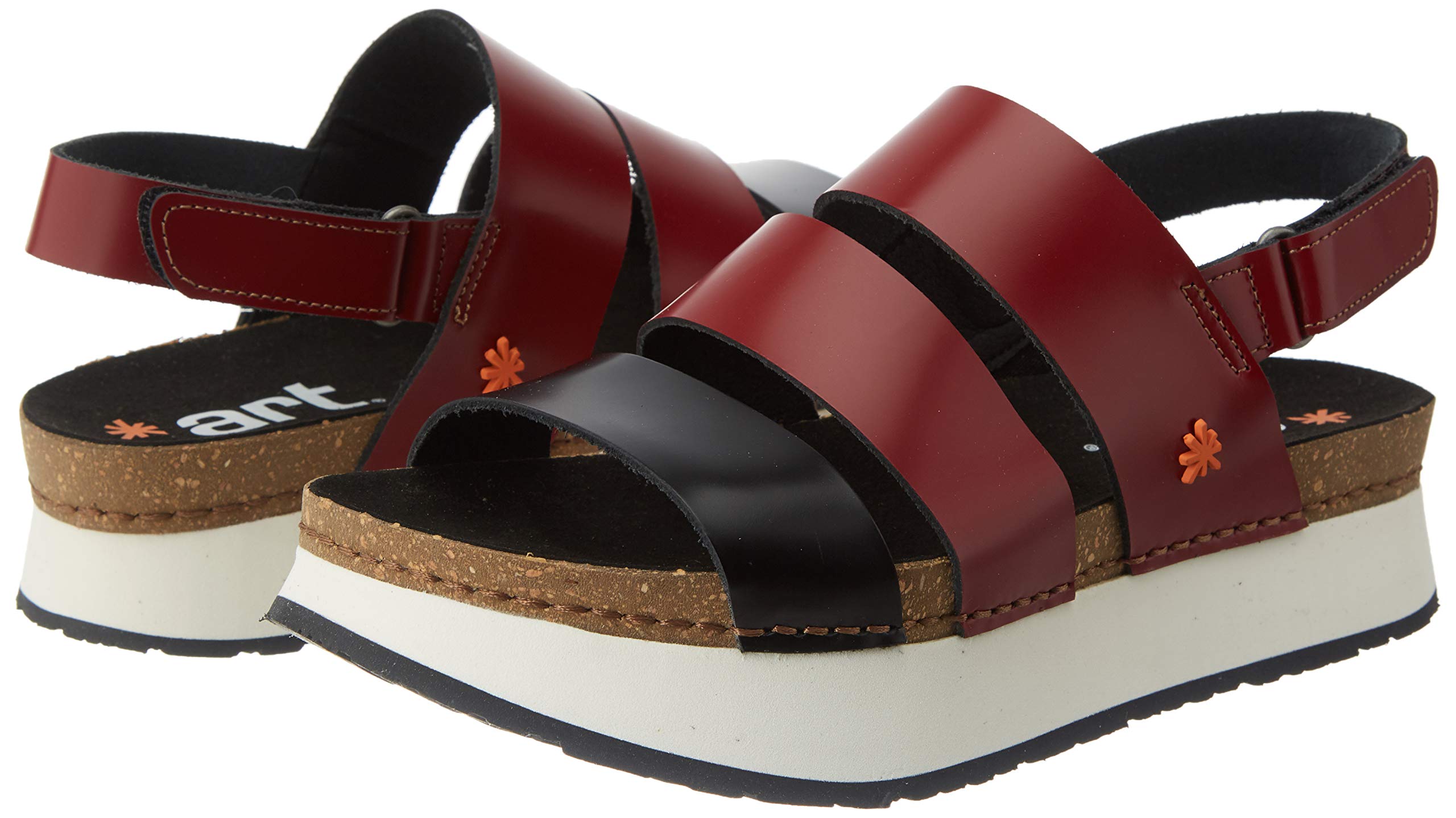 ART Mykonos sandali donna con zeppa bio
