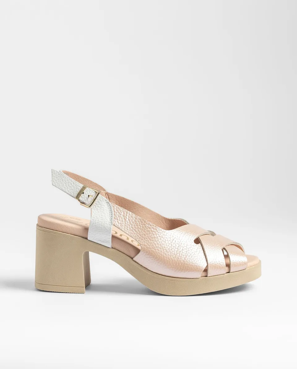 Yokono Blay 263 sandali tacco donna multicolore pelle